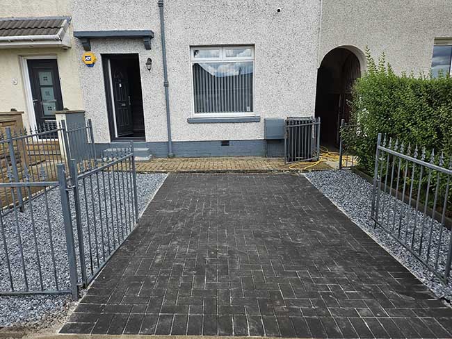 New Driveway Project in Springburn, Glasgow New Driveway Project in Springburn, Glasgow